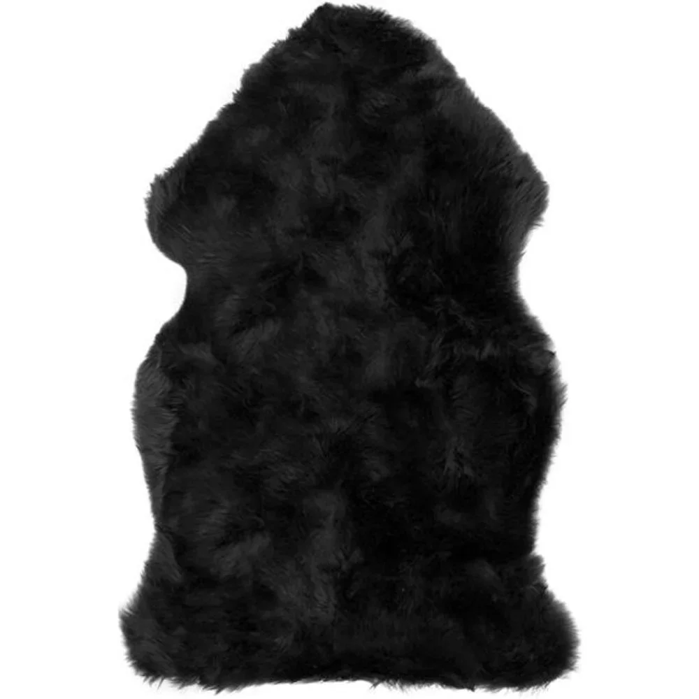 New Premium Genuine Sheepskin Rug Black Real Australia Sheepskin Natural